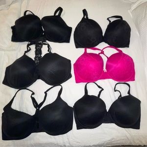 Lot of 6 Victoria Secret Bras